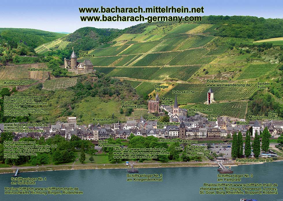 Bacharach Germany on the Rhine River